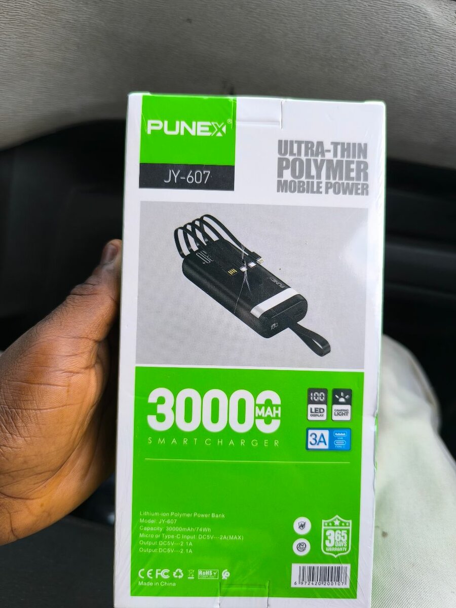 Chargeur portable Punex 3000mAh