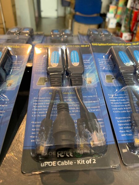 Rj45 splitter ethernet cable doublers