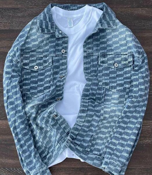 Veste en jean moderne homme