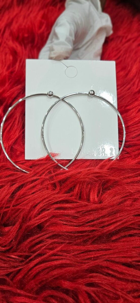 Boucles d'oreilles créoles acier