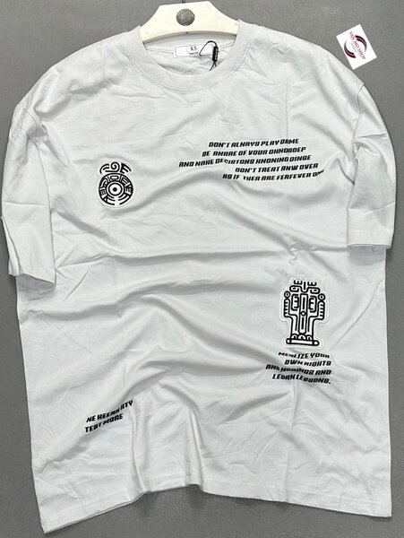 T-shirt oversize imprimé tendance