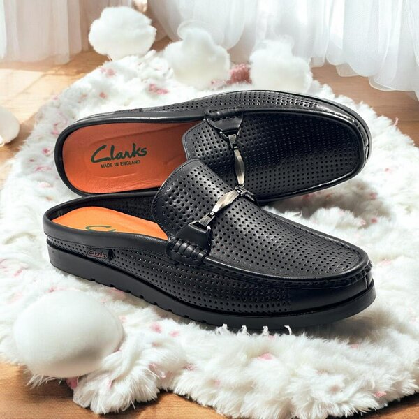 Original leather half shoe