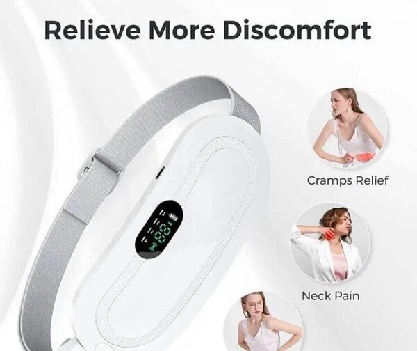 Hot massage belt for cramps