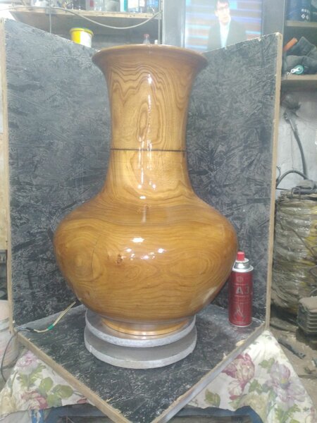 Деревянная посуда:N1 Ваза напольная.