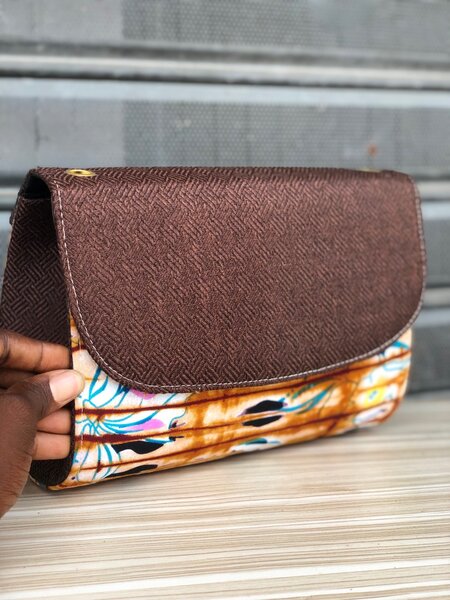 Sac à main en tissu Ankara