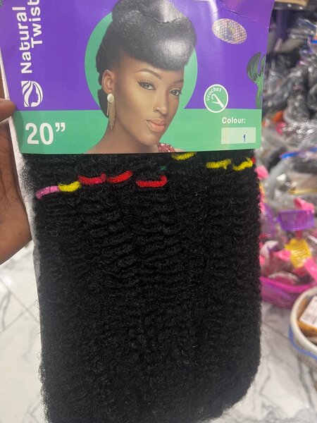 Extensions cheveux twist 20"