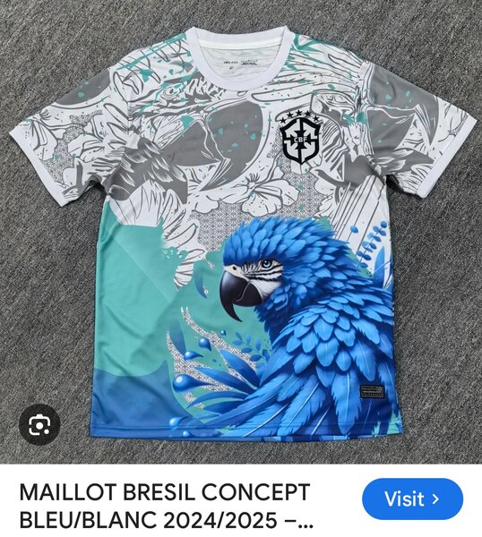 Maillot Concept Brésil Bleu/Blanc