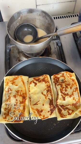 03 Crêpes au jambon et fromage