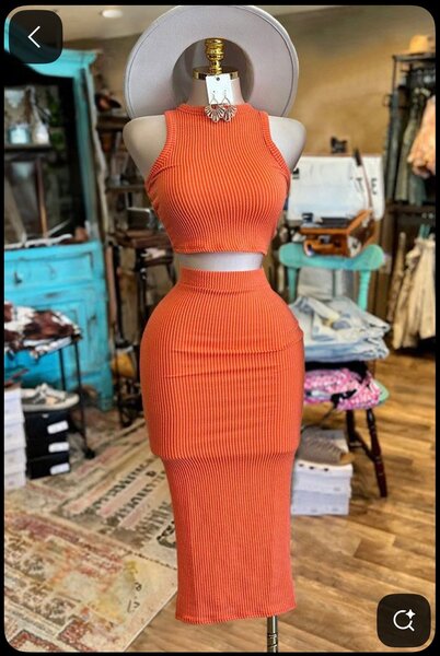 Ensemble longue jupe Et top