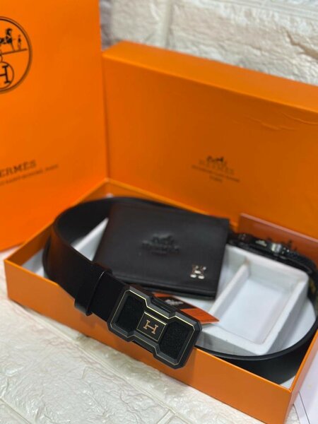 Ceinture portefeuille en cuir