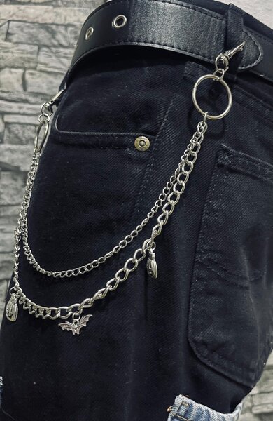 Chaîne de pantalon gothique