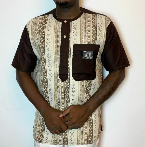 Chemise Dashiki Poche Ethnique