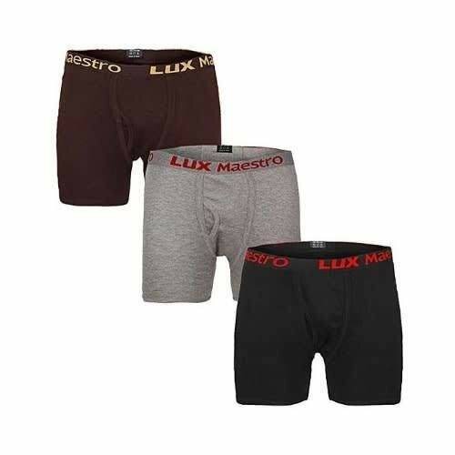 Lux Maestro Cotton Boxers/Briefs for Men 3 in 1 -Multicolor