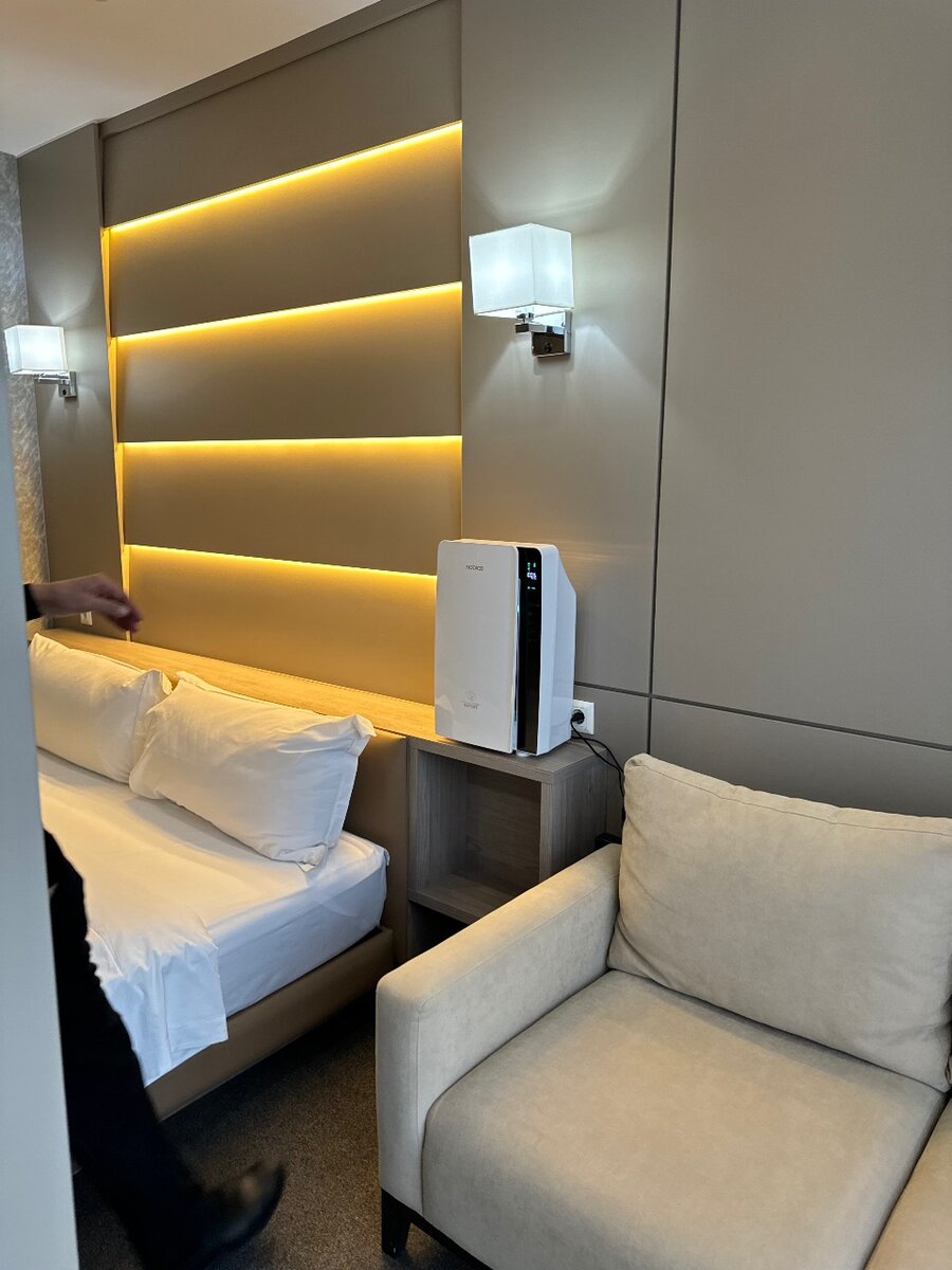 Очиститель воздуха, от 30-60м² HEPA фильтр, бренд Nobico