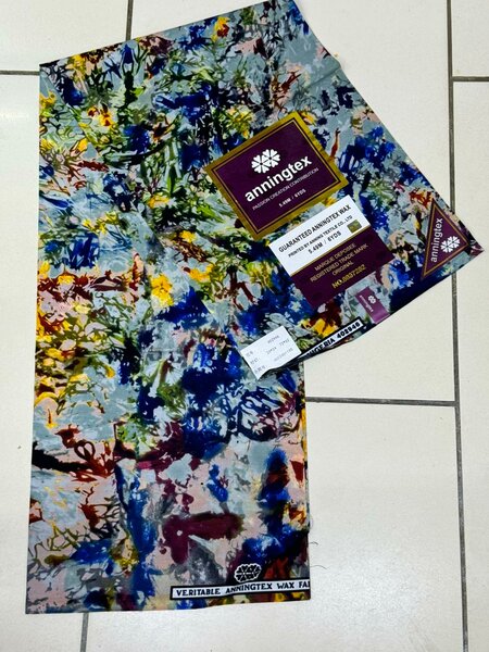 pagnes abstraction bleu