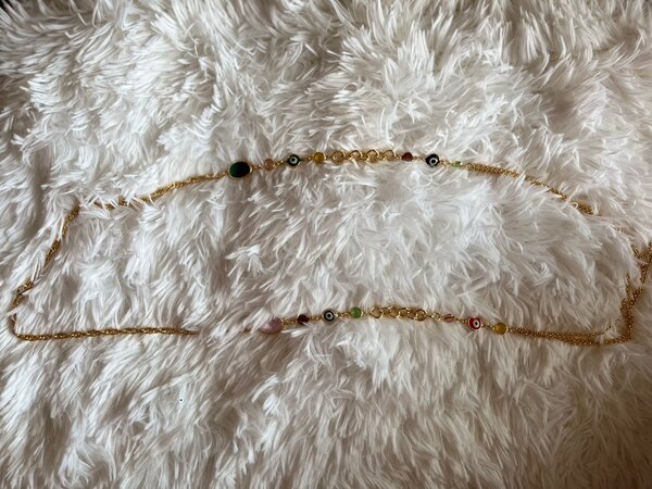 chaîne dorée bohème