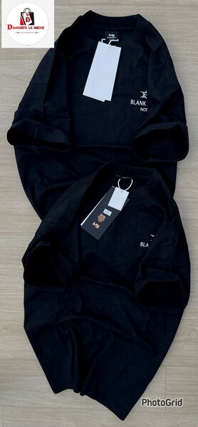 T-shirt noir minimaliste