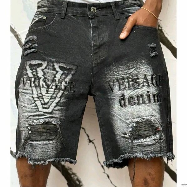 Shorts en denim décontracté