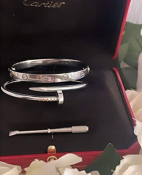 Bracelet Cartier en argent