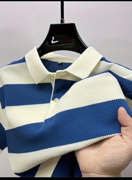 Polo rayé élégant pour hommes