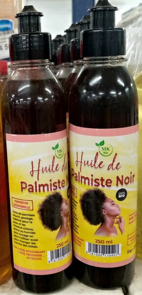 Huile de palmiste noir