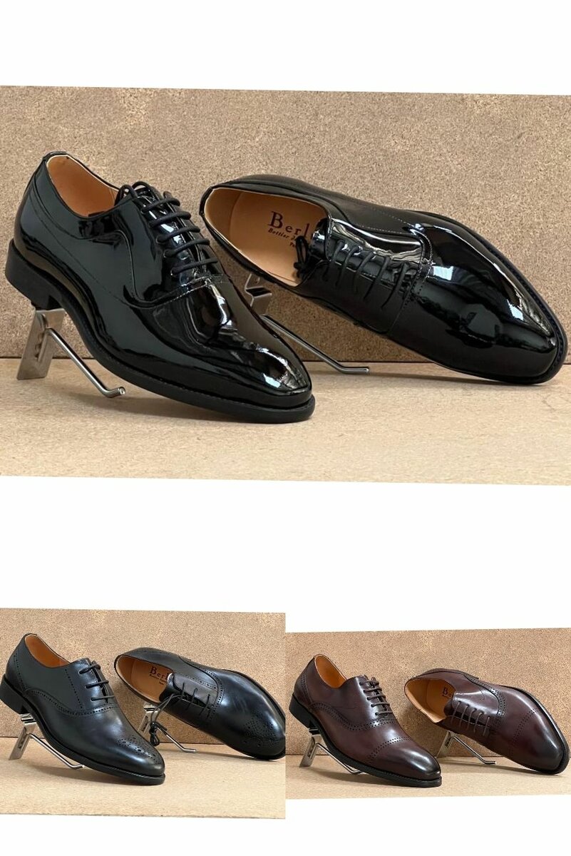Pure leather smart shoes