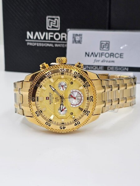 Montre Naviforce Dorée Homme
