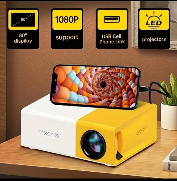 Magcubic Projector HY300Pro 4K &  LED Mini Projector,