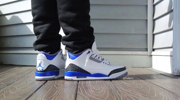 Baskets Air Blanches et Bleues