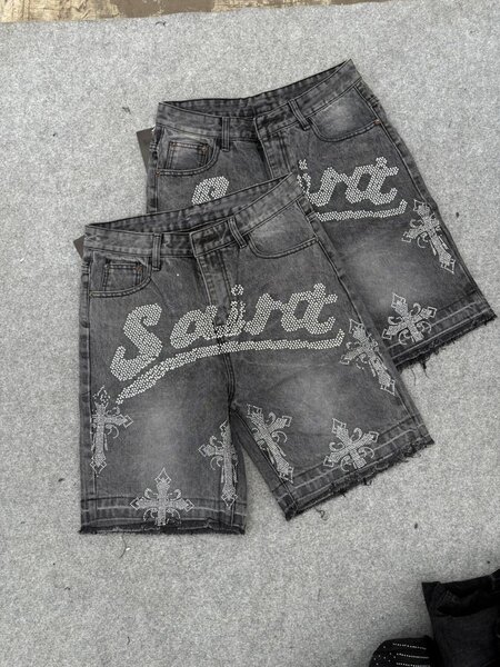 Shorts en jean décontractés