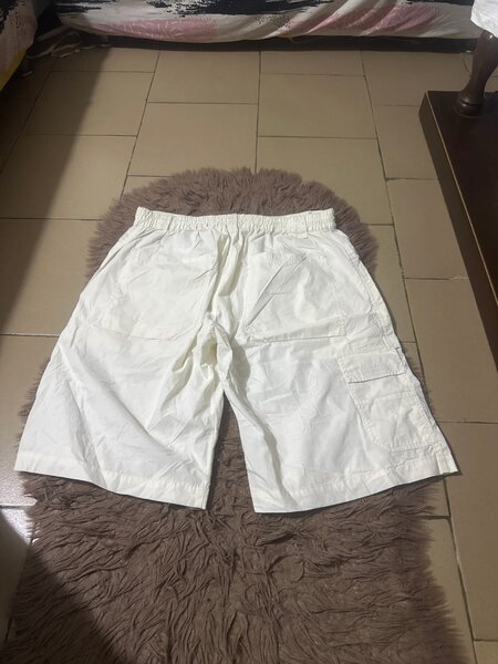 Short cargo blanc décontracté