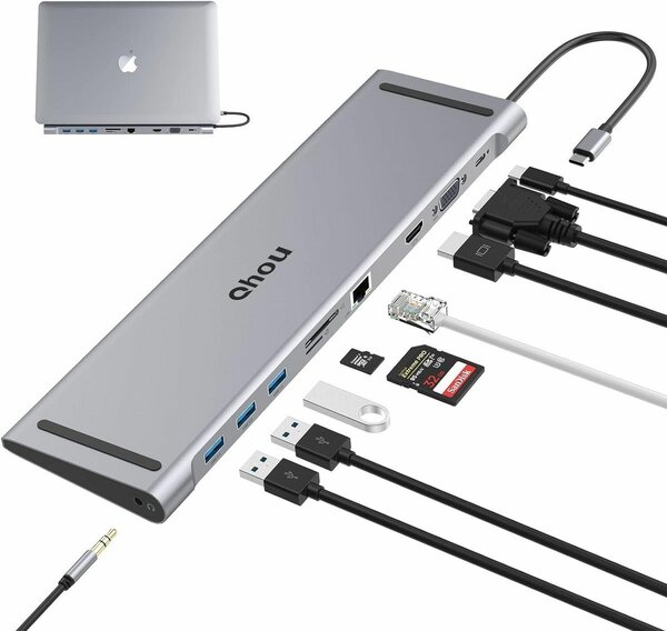 Station d'accueil USB-C multifonction