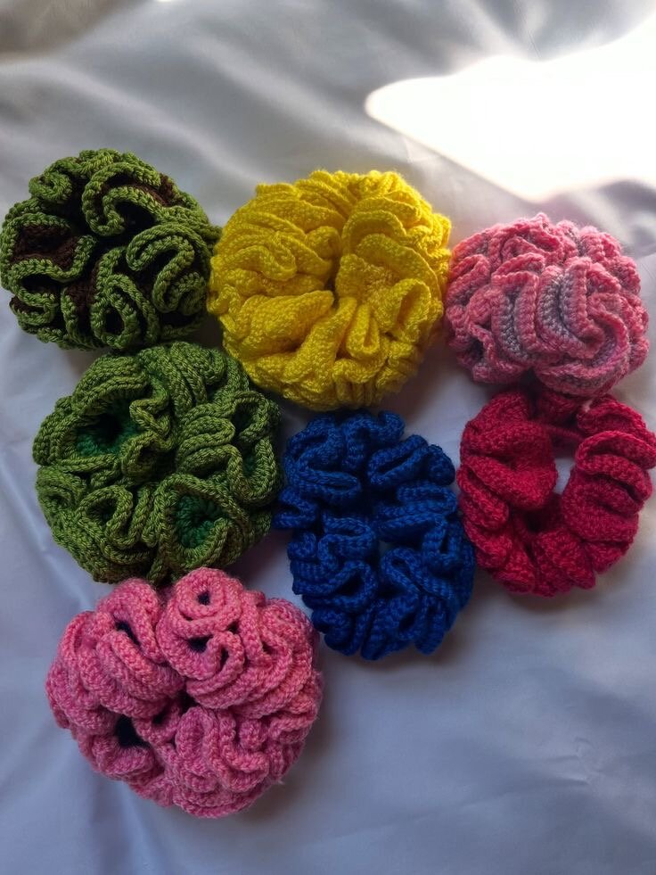 Lot de chouchous colorés