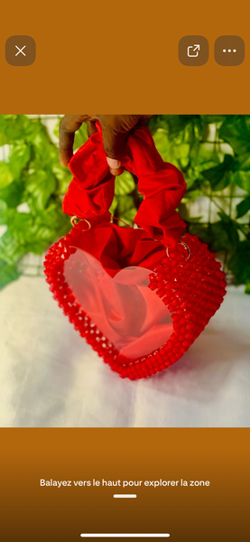 Sac en perles élégant