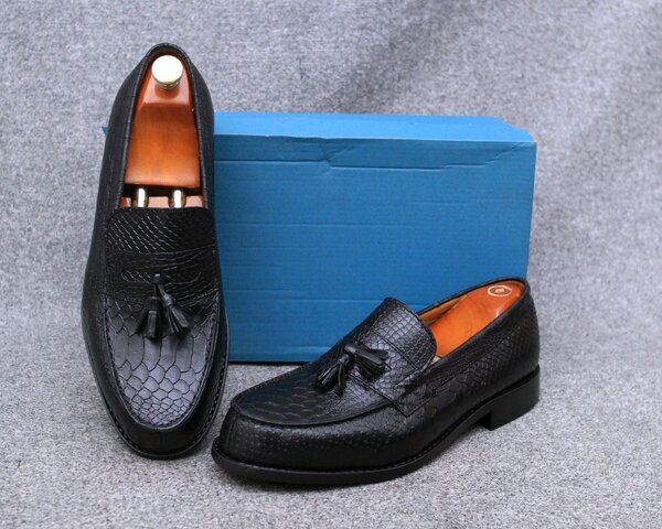 Chic Mocassins en Cuir Homme