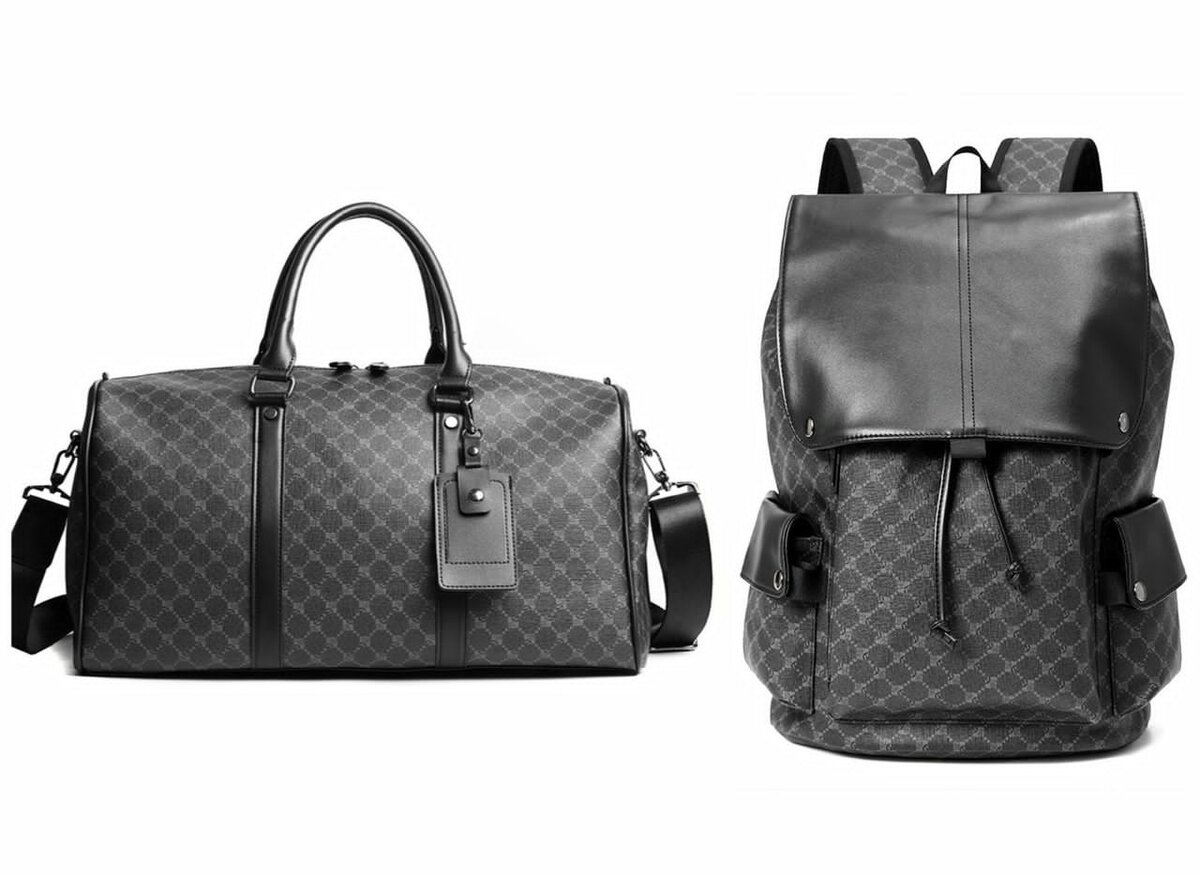 Original backpack and traveling bag.