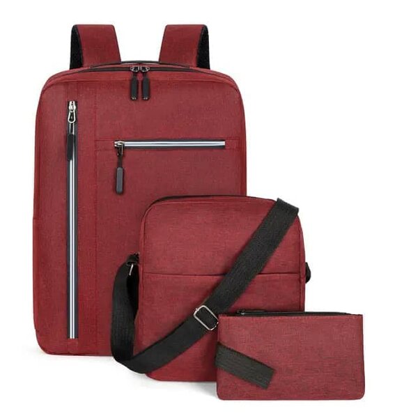 Set 3 in 1 backpack+bag+wallet