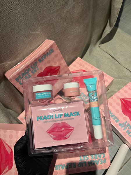 Set de Soin Lèvres Pêche Hydratant