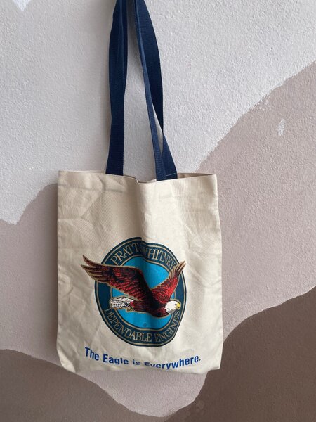 Sac cabas imprimé aigle