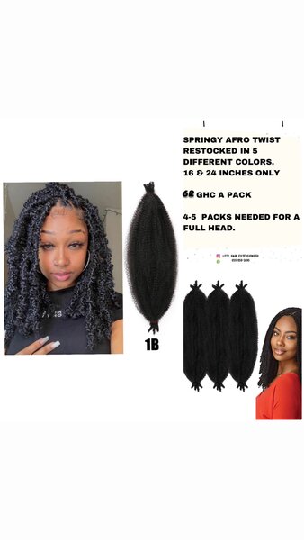 SPRINGY AFRO TWIST