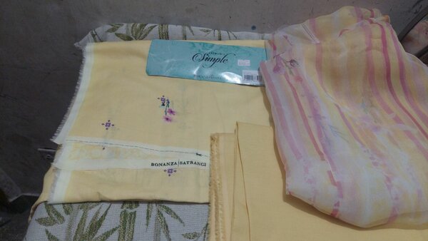 Branded 3 pcs unstitched lawn suit