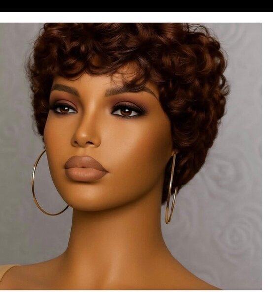 Perruque Bouclée en Dentelle