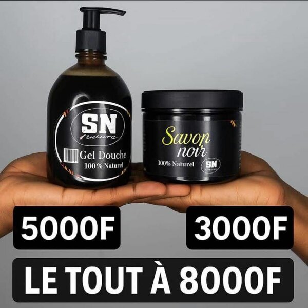 Savon Noir Exfoliant Naturel