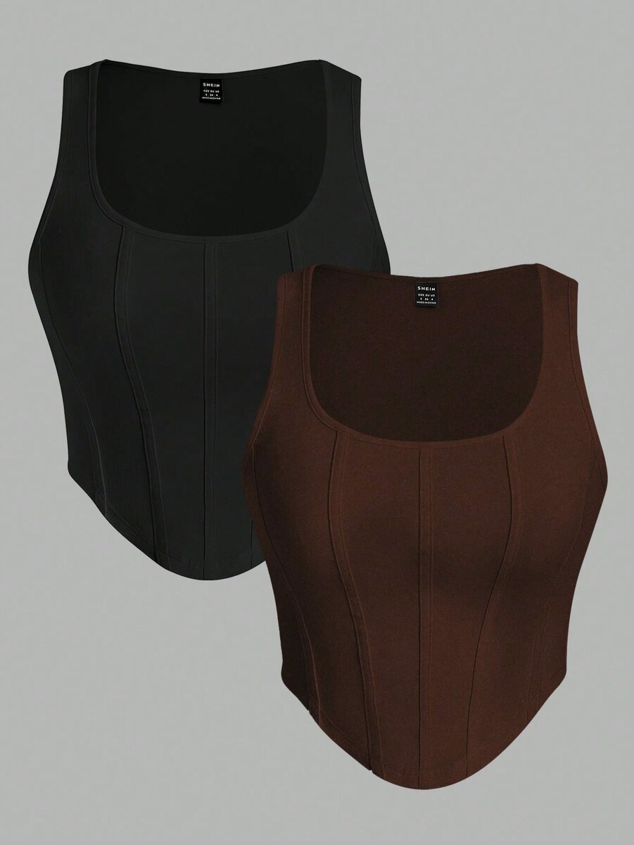 Lot de 2 Bustiers Ajustés