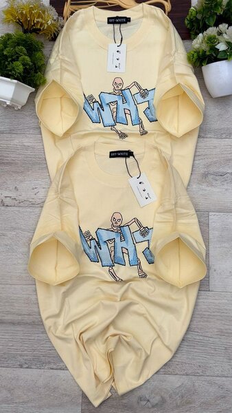 T-shirt en coton blanc casual