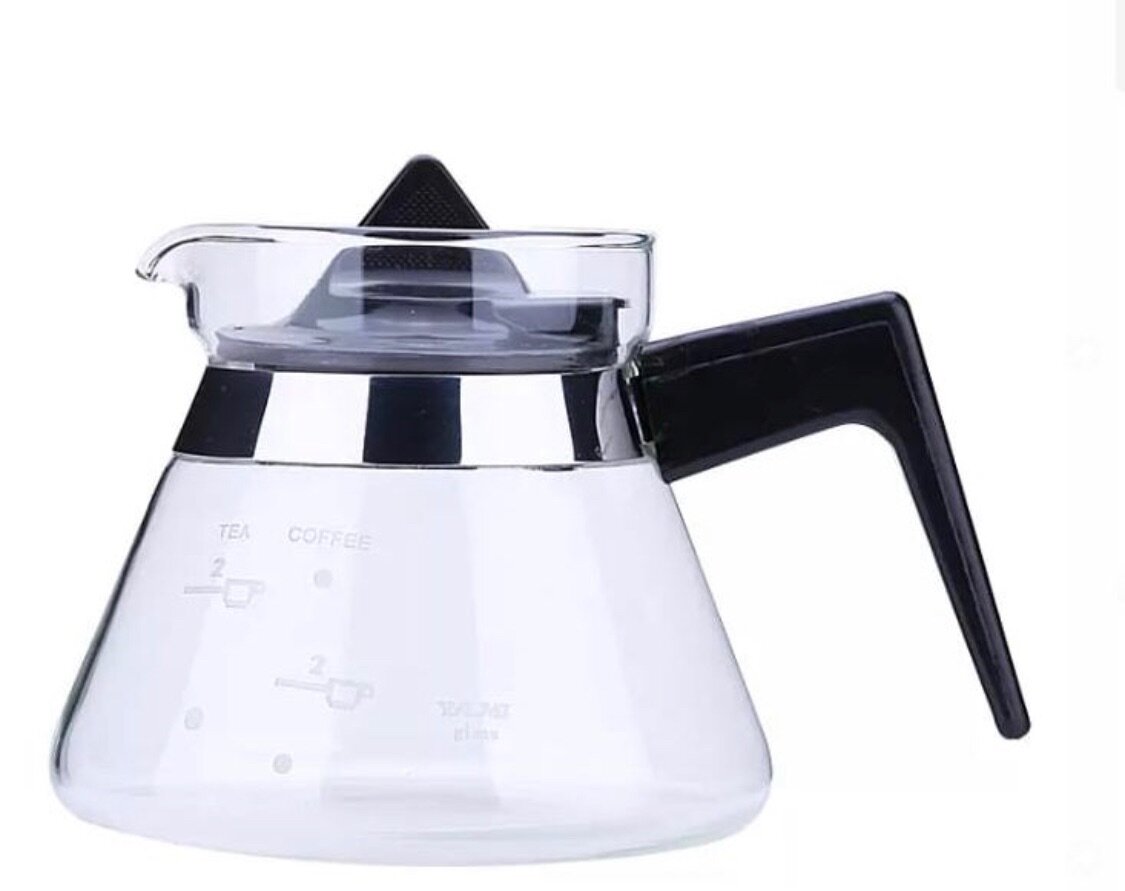 Hot Glass Pot with Lid