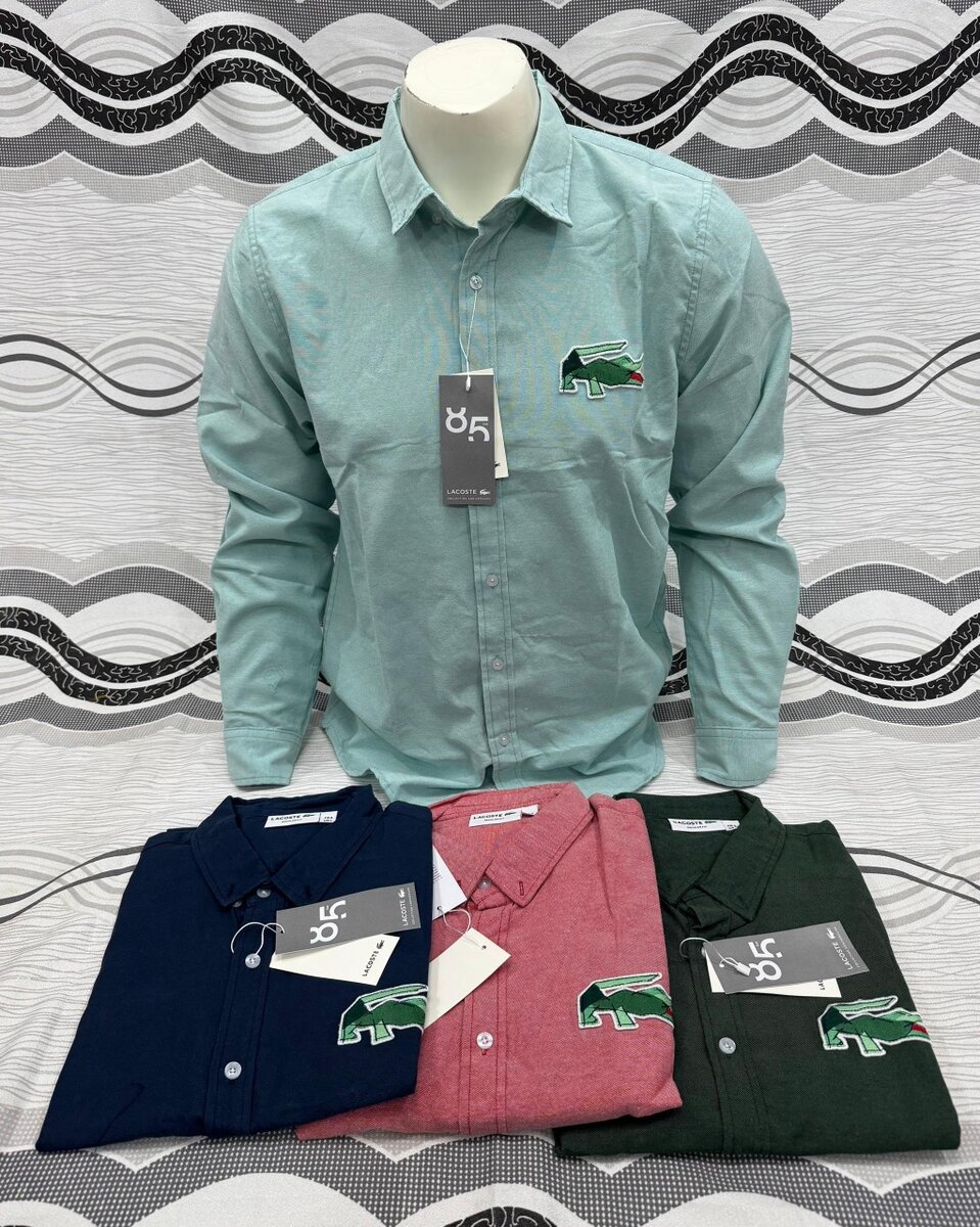 Chemise à pois pour homme