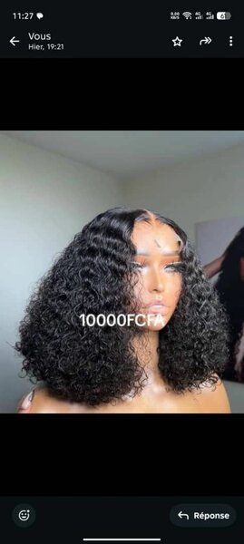 Perruque Bouclée Naturelle