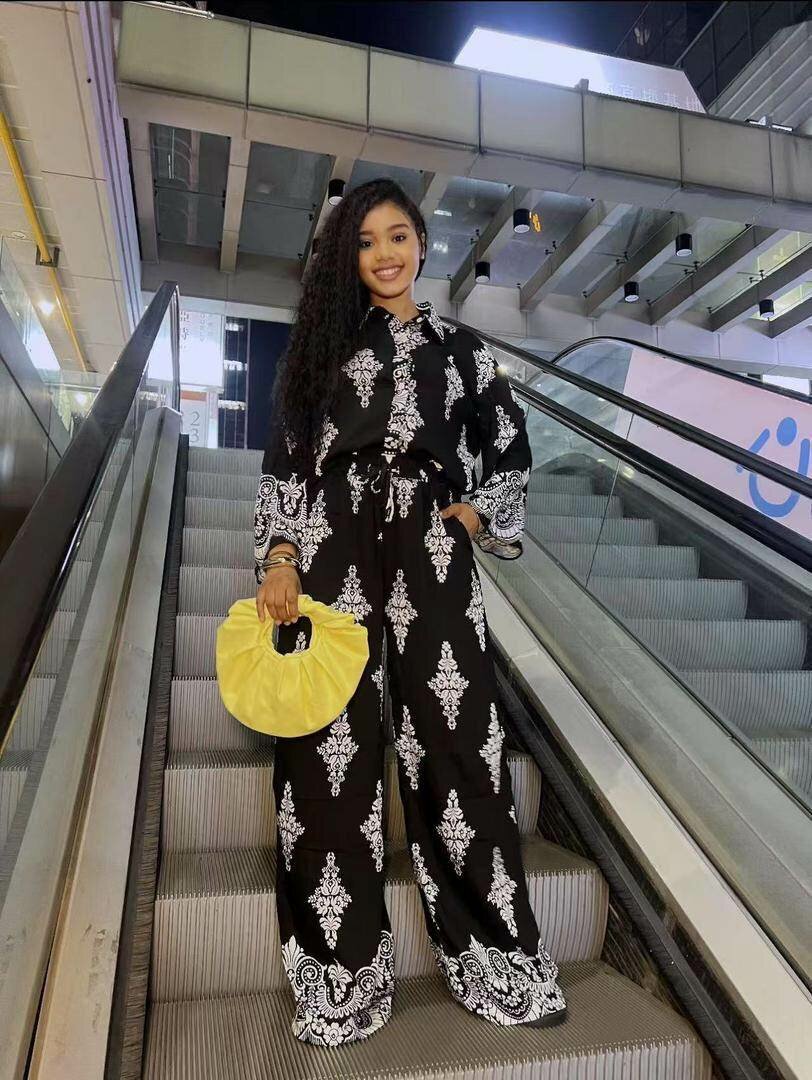 Ensemble femme imprimé chic