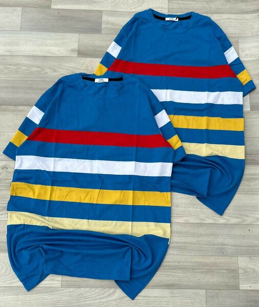 T-shirts rayés unisexes